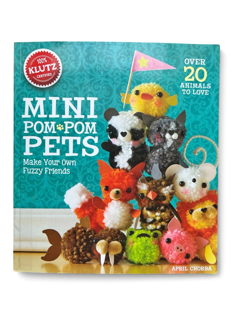 Mini Pom-Pom Pets Craft Book – Colorful Pom-Pom Animals #craftcore